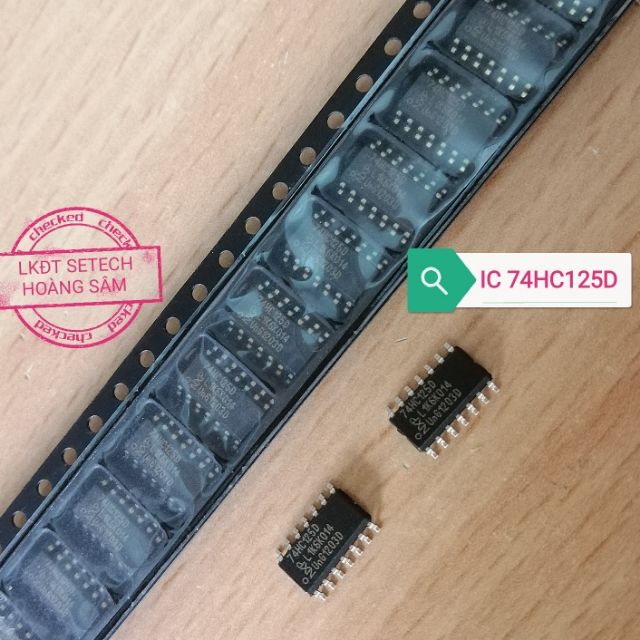 IC số 74HC125 dán 74HC125D chân dán SOIC14