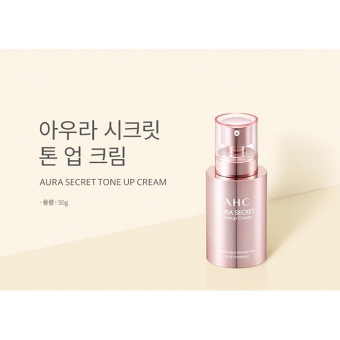 Kem Dưỡng Da Trắng Hồng Căng Bóng AHC Aura Secret Tone Up Cream 50g
