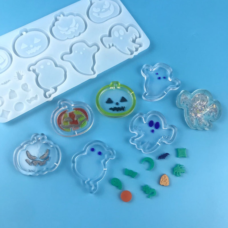 Khuôn Silicone Làm Móc Khóa Hình Bình Lắc Pha Lê