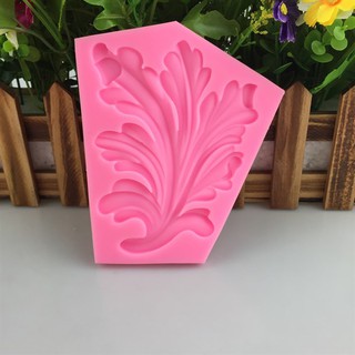 Khuôn Silicone Chiếc Lá Cong Lớn 1C 12.5*10.9 Cm