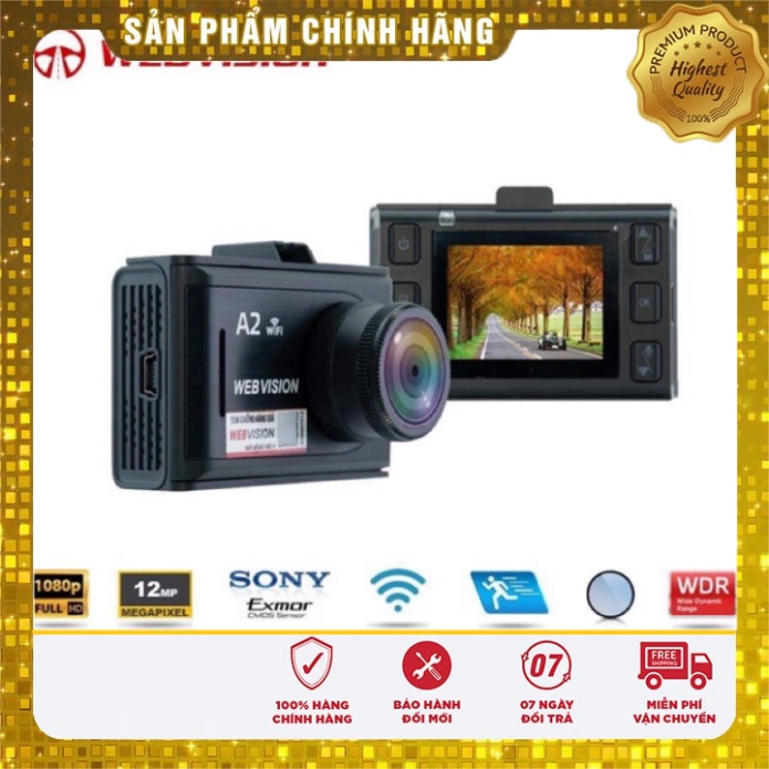 Webvision A2 - Camera Hành Trình Wifi Full HD