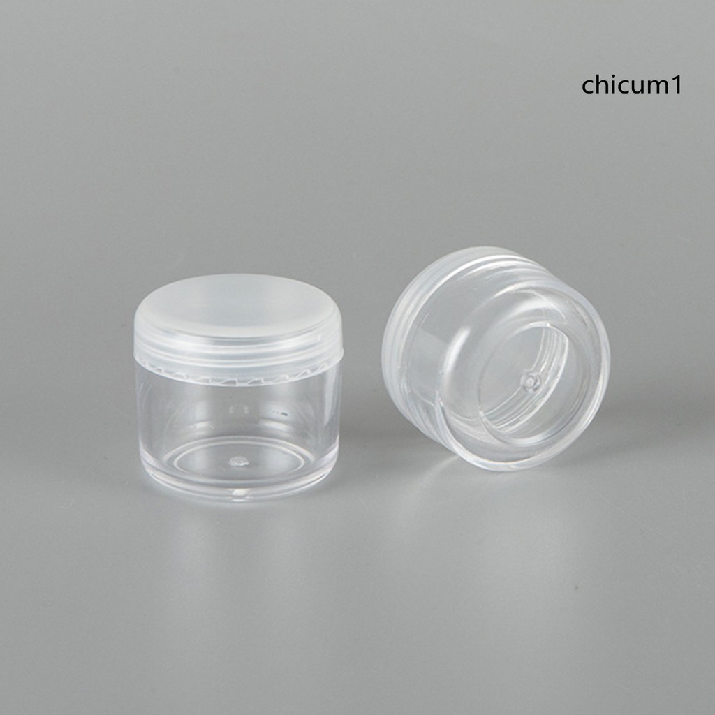 [Hàng mới về] Set 10 hộp đựng kem dưỡng da mắt có thể tái sử dụng tiện lợi cho nữ