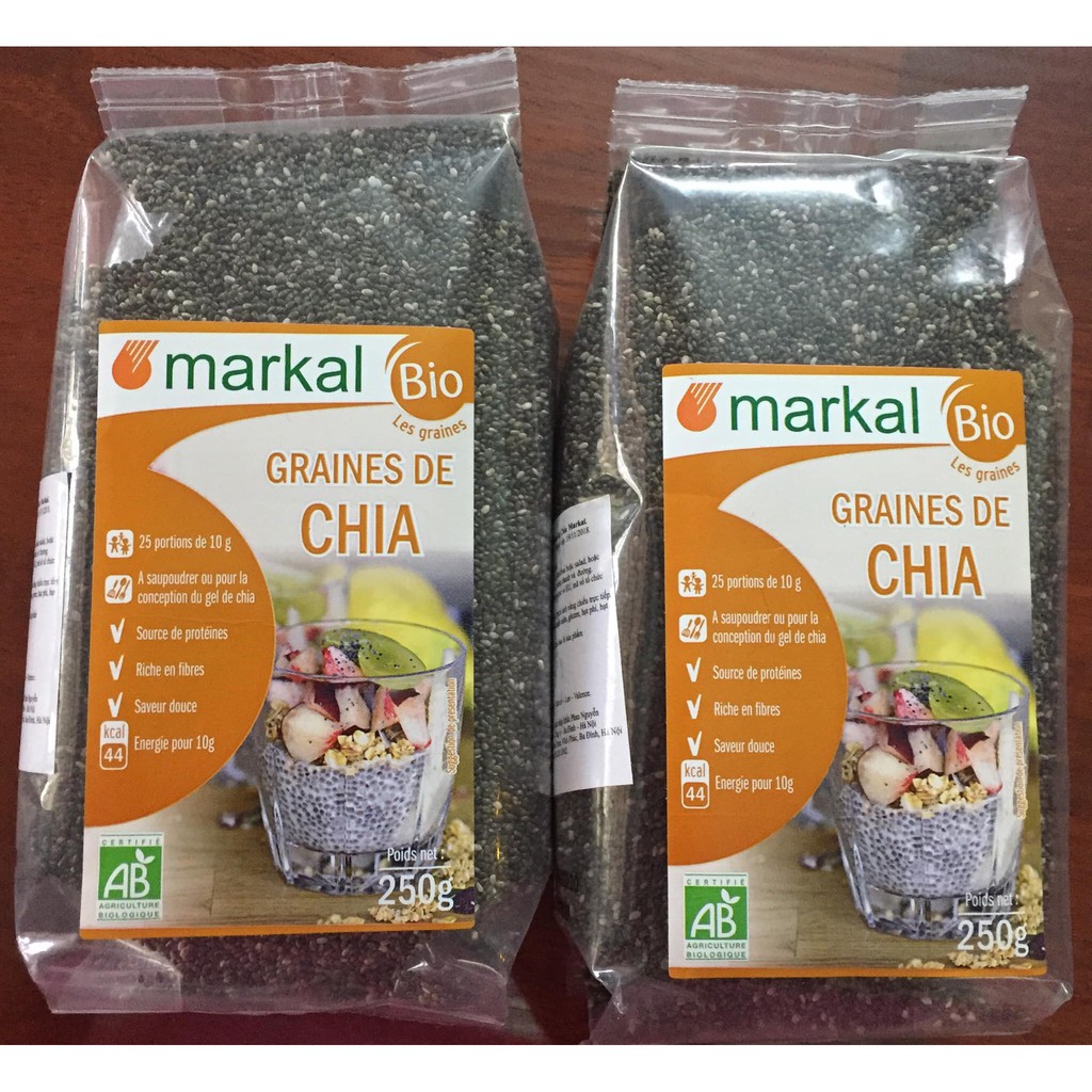 Hạt Chia Hữu Cơ Markal 250g