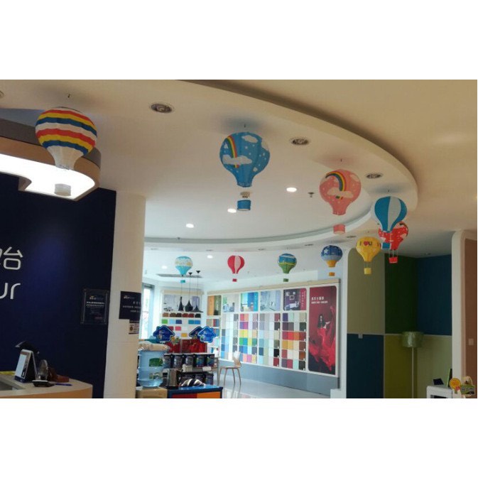 KHINH KHÍ CẦU GIẤY - LỒNG ĐÈN HÌNH KHINH KHÍ CẦU - mẫu ngẫu nhiên