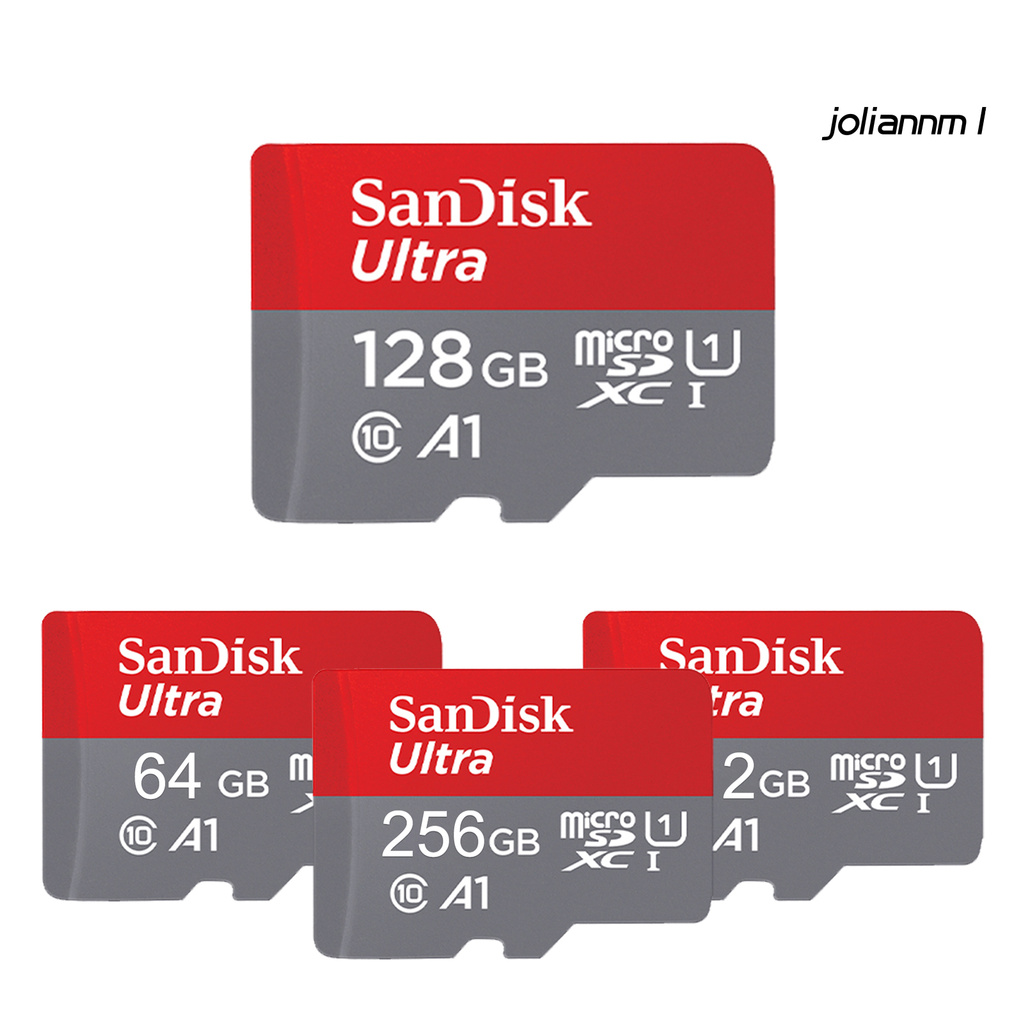 SANDISK Thẻ Nhớ Siêu Mỏng Chống Thấm Nước 64gb / 128gb / 256gb / 512gb Tf / Sd Cho Máy Ảnh