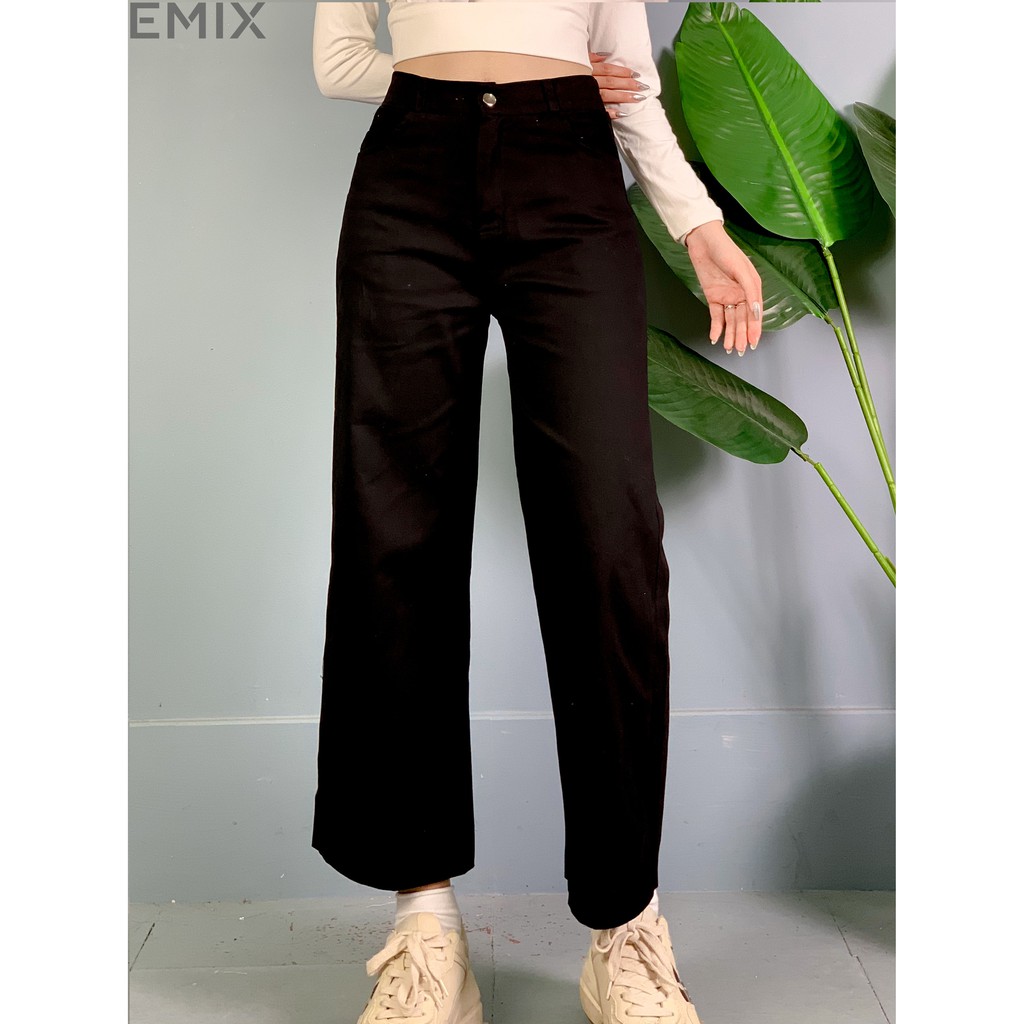 [Mã WABRLOW5 giảm 15% đơn 300K] Quần cullotes chất thô ống xuông hàng đẹp EMIX | BigBuy360 - bigbuy360.vn