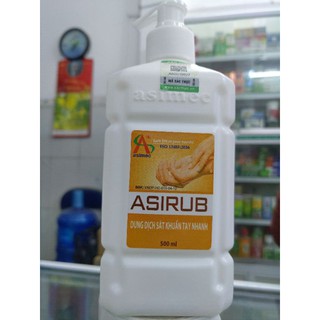 Dung dịch sát khuẩn tay Asirub 500ml (Nước rửa tay khô)