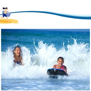 Portable Body Board Inflatable Pool Float Surfboard with Handles
