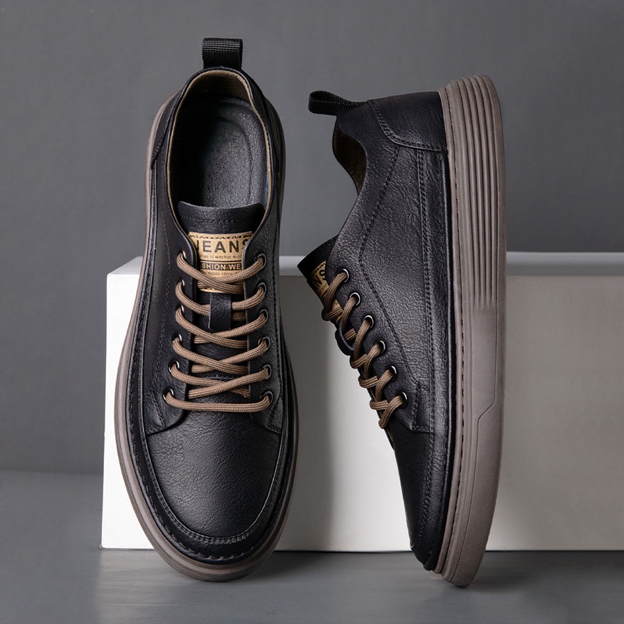 Giày Sneaker Nam, Giày Da Nam Cao Cấp Kiểu Mới Bảo Hành 12 Tháng