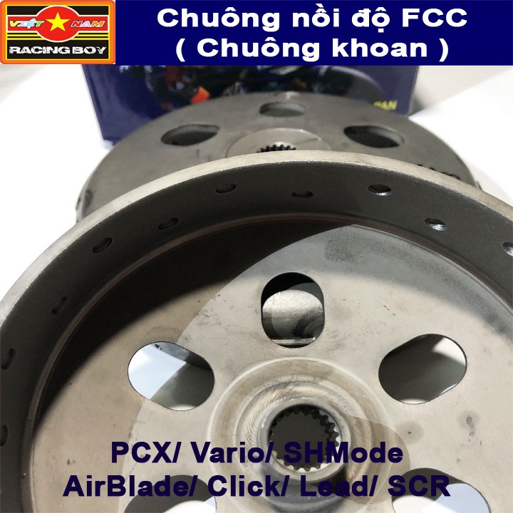 Chuông nồi khoan độ chống rung đầu cho Vario, PCX, SHMode, SH, Airblade, Lead, Click, SCR - Chuông khoan thoát bụi