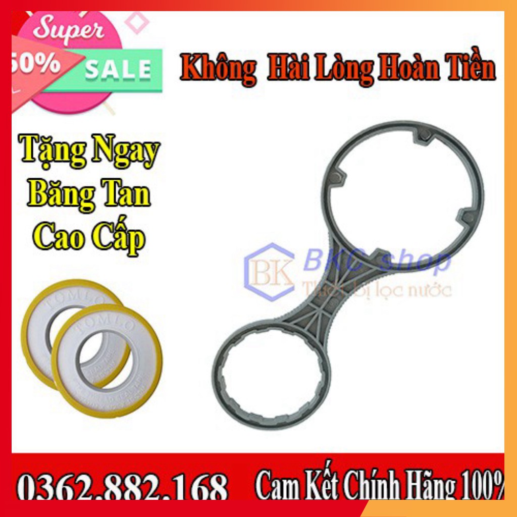 [ Free Ship + Có Video ] Tay Khóa, Mở Ly Lọc Và Nắp Vỏ Màng Máy Lọc R.O 10Inch - Siêu Bền -Siêu Chắc Chắn -BH 2 năm