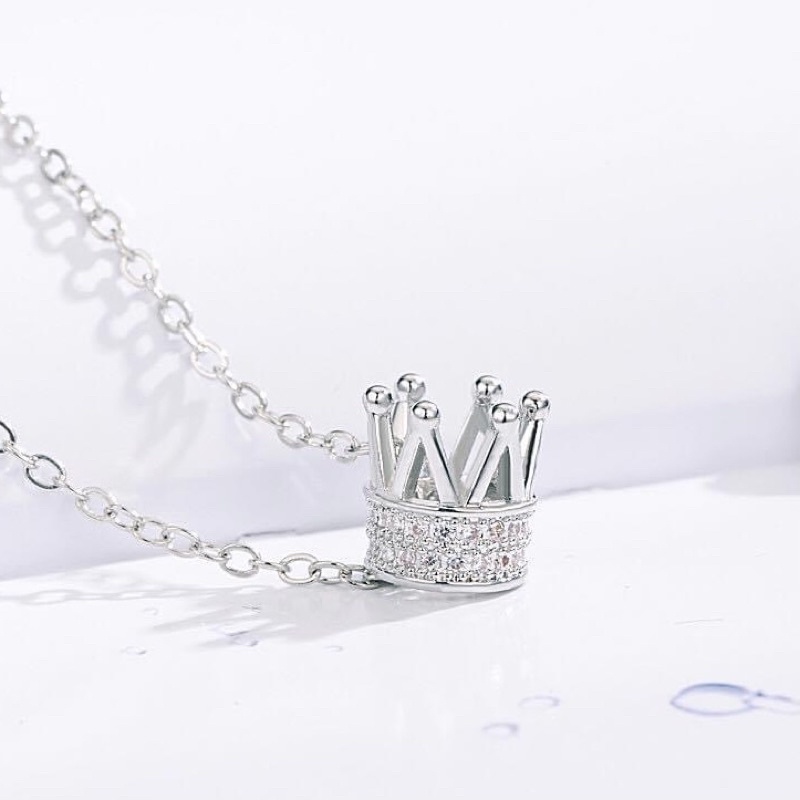 Dây chuyền vương miện Bạc ta - Dây chuyền nữ Vương miện bạc ta - Vàng bạc Khải Khải