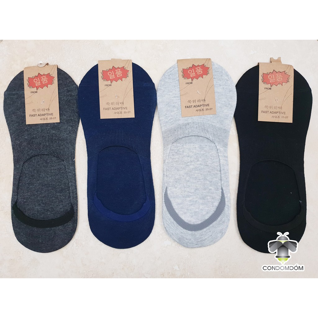 Tất đi giày lười xuất Hàn - tất không cổ - tất cổ ngắn - có nhiều màu chọn lựa