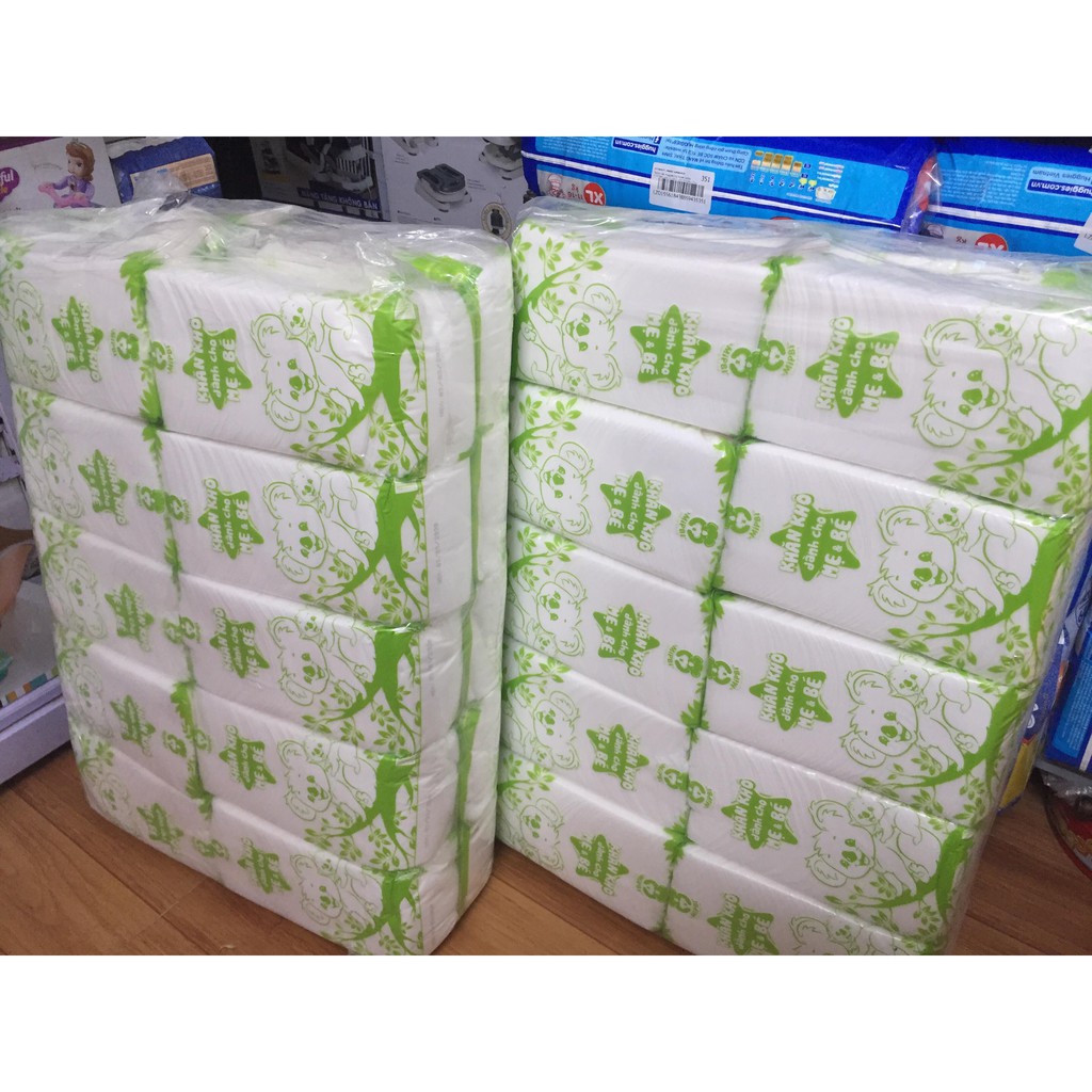 Khăn Giấy Khô Đa Năng Cho Bé 300g/600g Mipbi Viet Nam