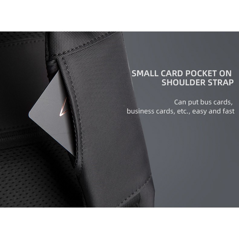 Balo LEACAT mỏng 15.6 inch đựng máy tính xách tay dùng cho văn phòng làm việc dành cho nam