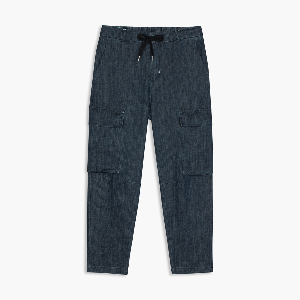 [ ĐỒNG GIÁ 169K ] Quần Denim/Jeans BANANA HOMME Basic Carot Xanh Đậm | WebRaoVat - webraovat.net.vn