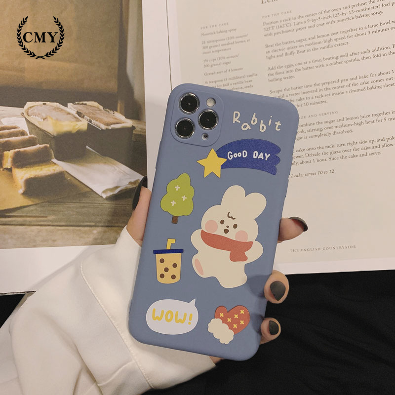 Ốp iphone  Ốp lưng Iphone 11 Ốp lưng iphone  Ốp lưng silicon Ốp iphone 12 pro max  Ốp iphone 12 mini Cartoon bunny case Silicone Phone Case For iPhone 11 Pro Max X Xr Xs Max 7 8 Plus Se 2020 12 pro max 12 mini