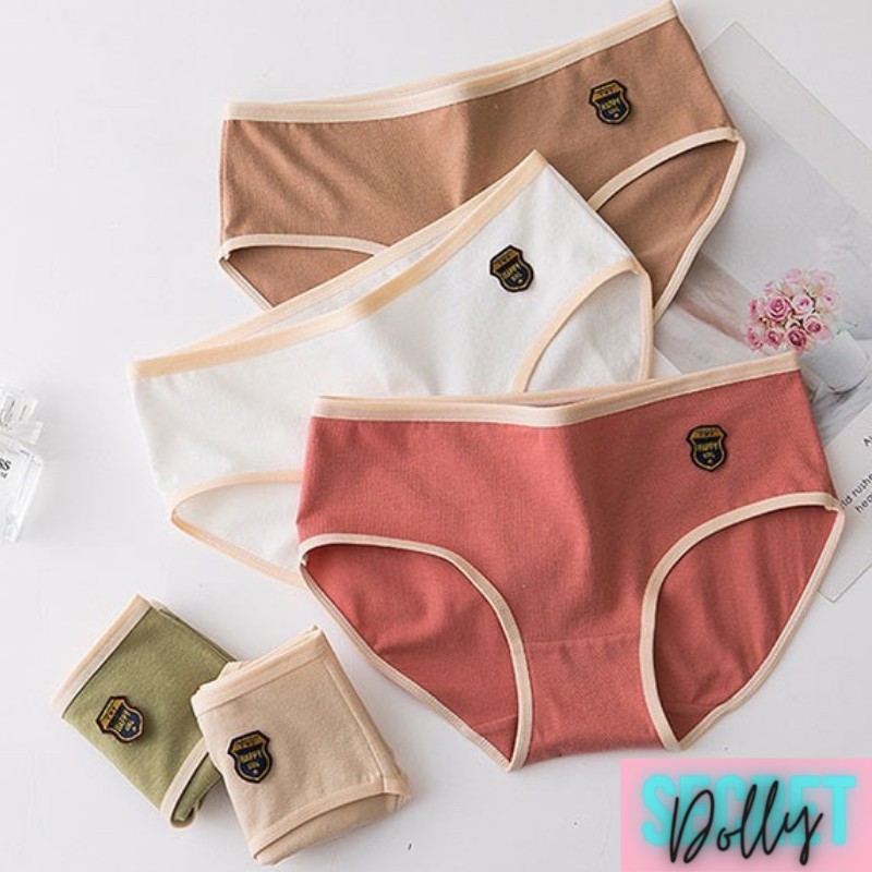 Quần lót cotton co dãn 8 chiều vải nhún viền ren sexy rẻ đẹp mềm mại kháng khuẩn Dolly Secret QL055 | BigBuy360 - bigbuy360.vn