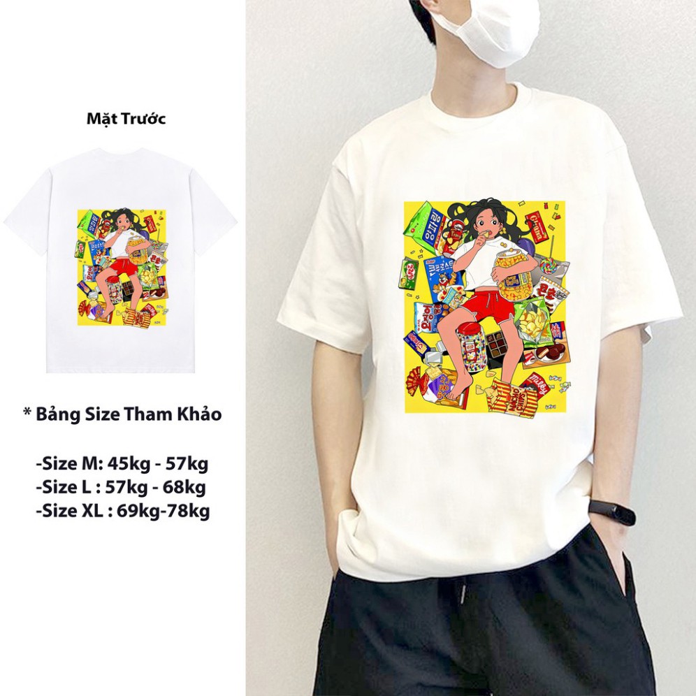 [ FULL SIZE + ẢNH THẬT ] ÁO PHÔNG, ÁO THUN TAY LỠ UNISEX FORM RỘNG OVERSIZE ANIME BIM BIM M450