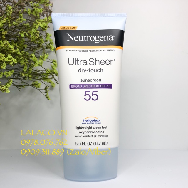 KEM CHỐNG NẮNG - Neutrogena Ultra Sheer Dry-Touch 88ml