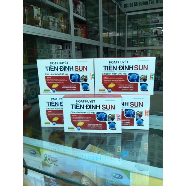 HOẠT HUYẾT TIỀN ĐÌNH SUN -  nguyên liệu nhập khẩu Pháp date mới nhất