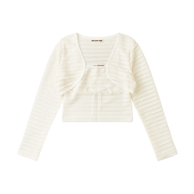 Áo dây angel/ áo cardigan sibling trắng/ đen