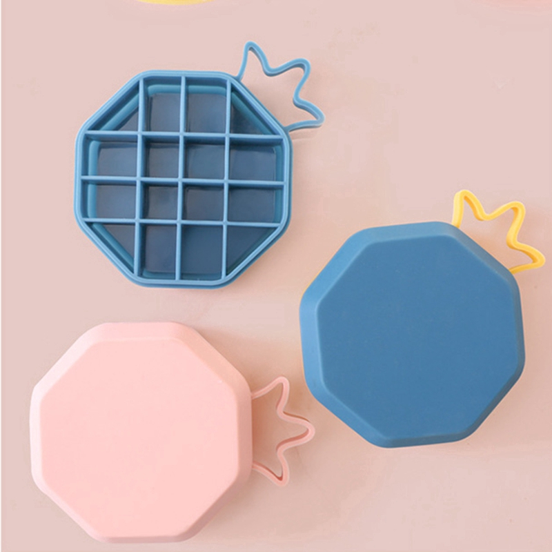 SUPO DEPOT - Khuôn Silicone Làm Đá Viên Hình Quả Dứa Có Thể Treo DIY