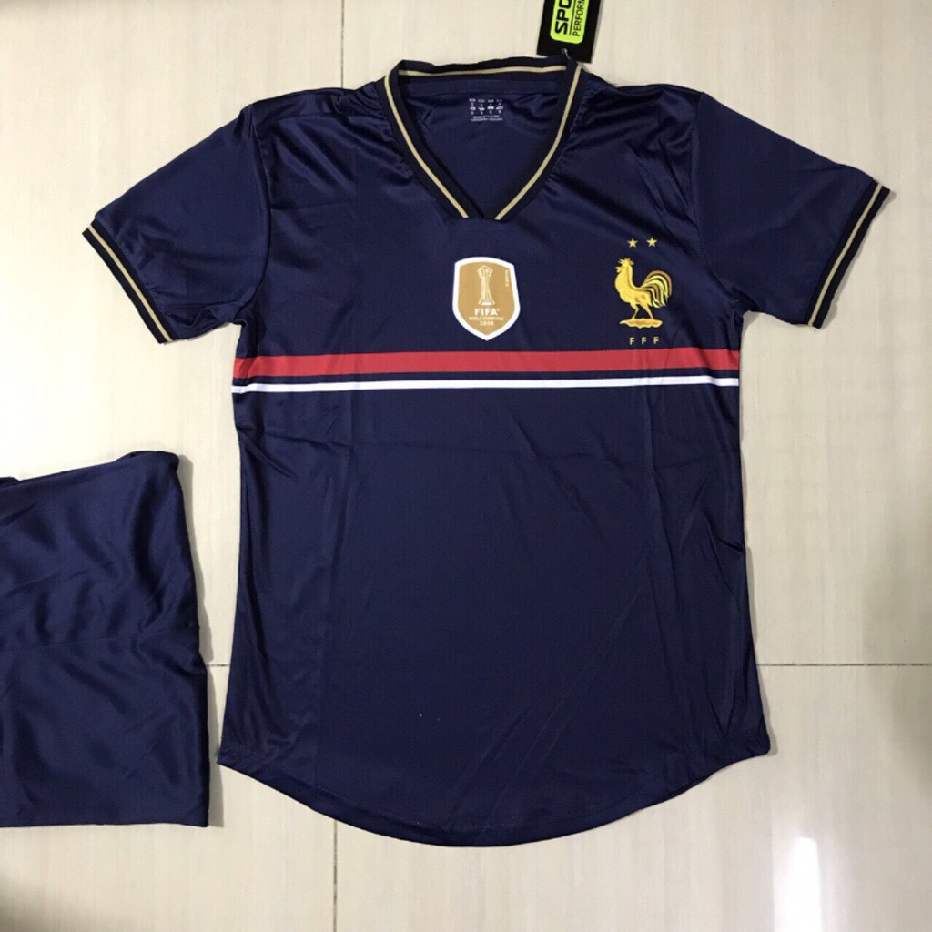 [RẺ VÔ ĐỊCH] Bộ Quần Áo Thun Bóng Đá Thể Thao Nam Đội Tuyển Pháp Chất Thun Lạnh Cao Cấp Thái Lan - Hàng Loại 1 | BigBuy360 - bigbuy360.vn