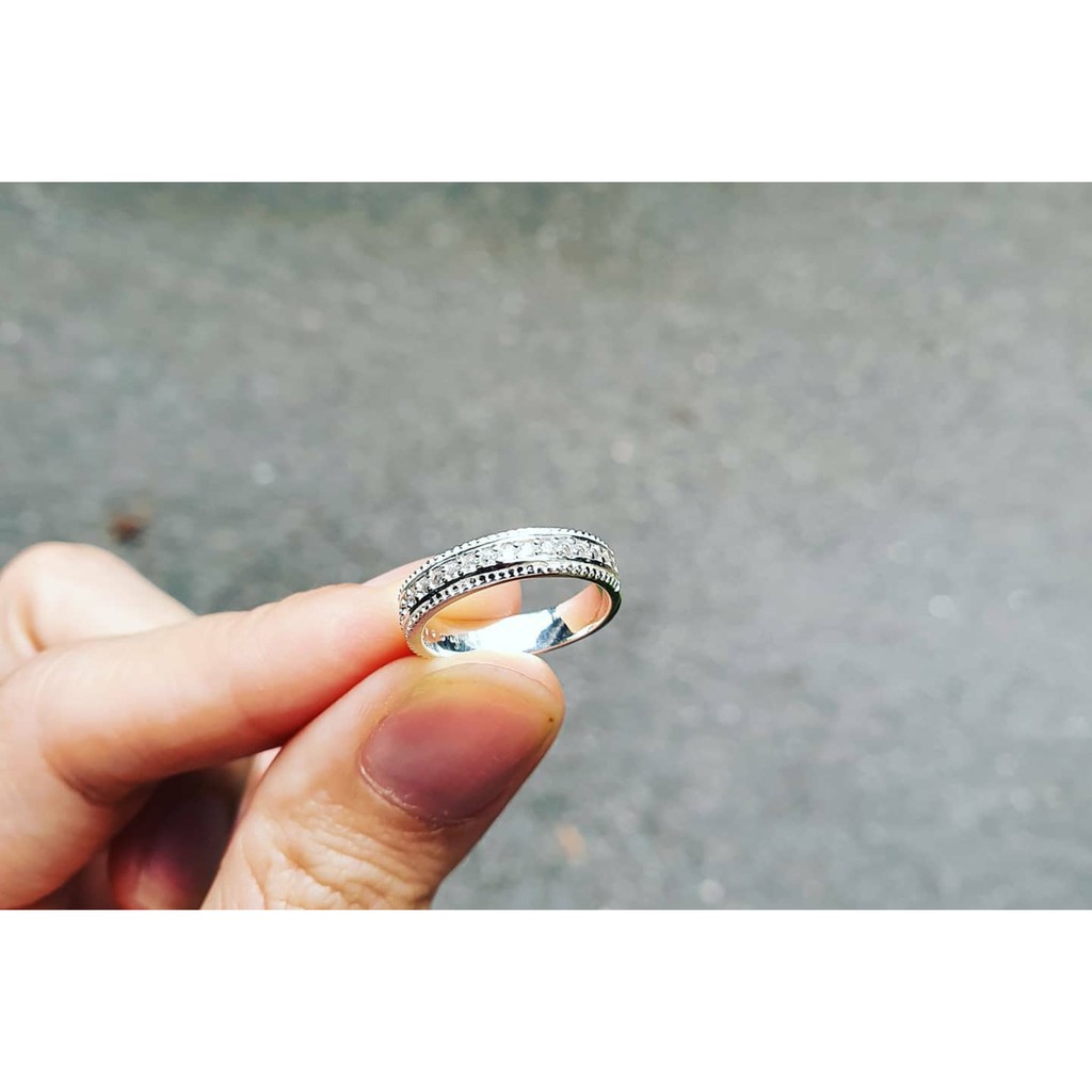 Nhẫn đôi nhẫn cặp đính hàng đá, nhẫn lẻ nữ