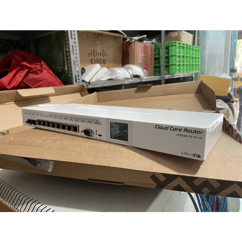 Thiết bị cân bằng tải mikrotik CCR1009-7G-1C-1S+ hàng mới