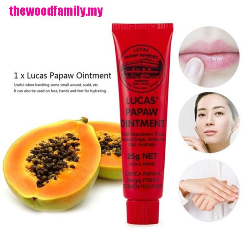 LUCAS PAPAW (hàng Mới Về) Kem Dưỡng Ẩm Chăm Sóc Da Mặt Đa Năng 25g