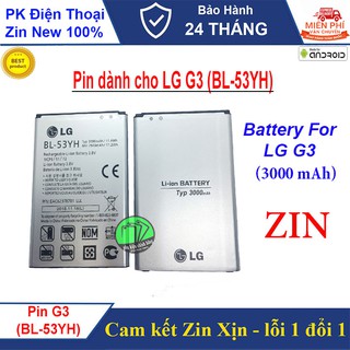 Pin chính hãng LG G3 (BL-53YH) 3000mAh, Nguyên SEAL