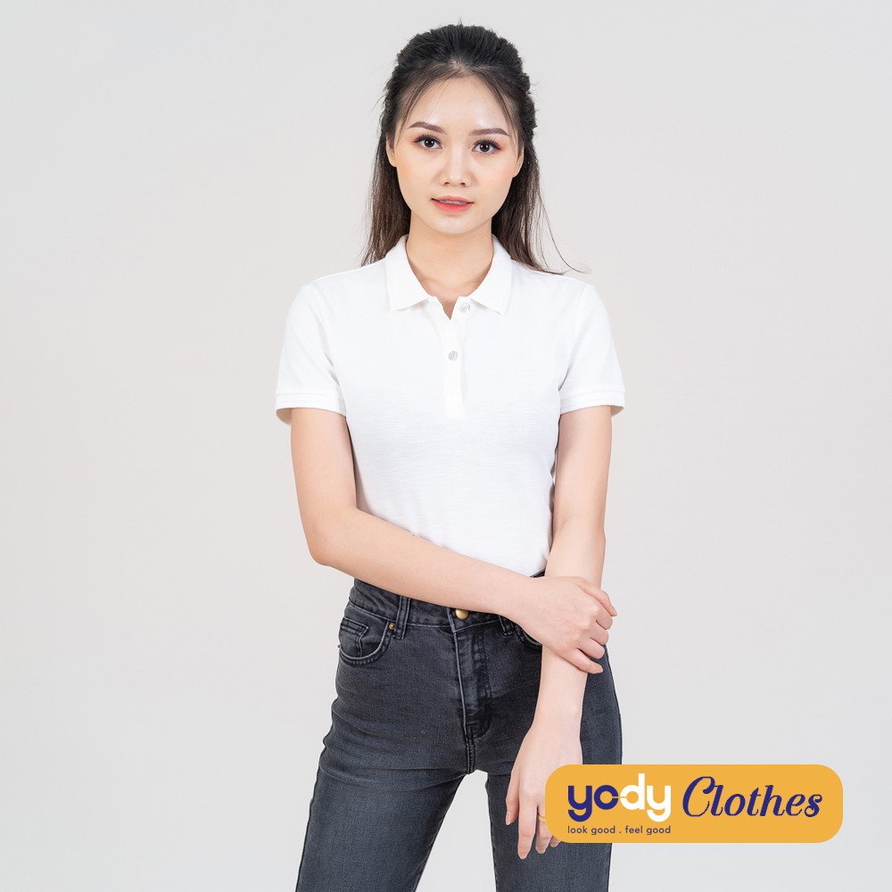 Áo thun polo nữ YODY chất cotton cao cấp APN3280 | BigBuy360 - bigbuy360.vn