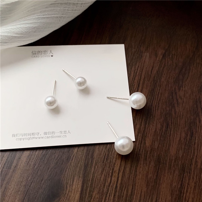 Bông tai nữ xinh xắn dễ thương chuôi bạc không gỉ phong cách thời trang hàn quốc
