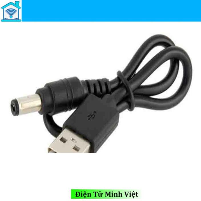 Dây Cáp USB To DC 5x5mm Giá Rẻ