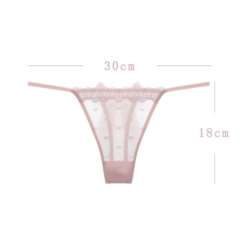 Quần Lót Nữ Cradin ❤️ Lọt Khe Ren Xuyên Thấu Dây Mảnh Đính Nơ To Quyến Rũ 8065
