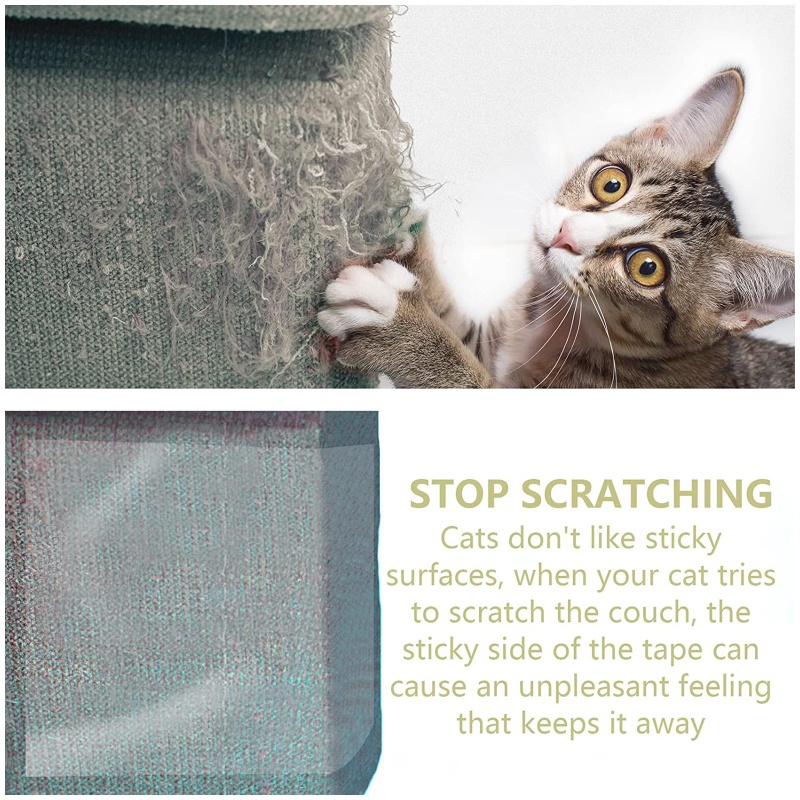 Set 10 Băng Keo Dán Bảo Vệ Đồ Nội Thất Cho Mèo Cào