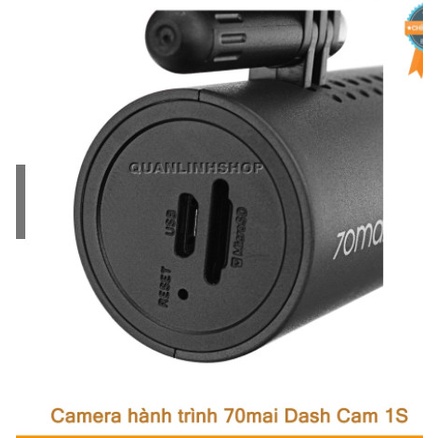 Camera hành trình 70mai Smart Dash Cam 1S D06 - Bảo hành  1 năm | BigBuy360 - bigbuy360.vn