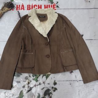 Siêu phẩm Áo da lộn lót lông