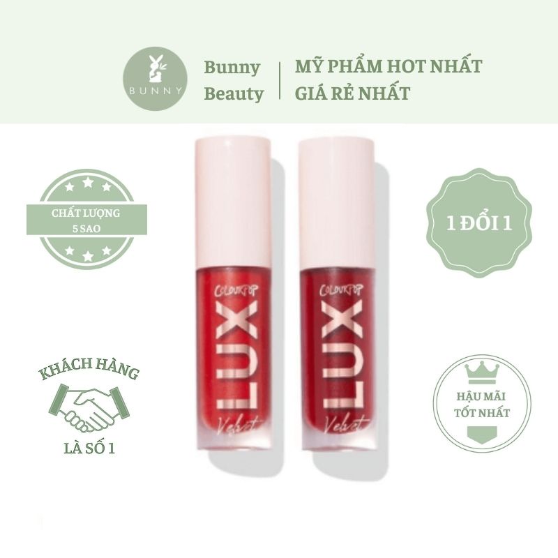 Son thỏi Colourpop Lux Lipstick Bunny Beauty hàng đủ bill