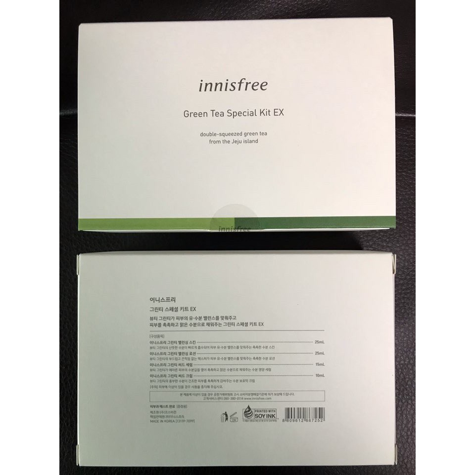 Sample Bộ Kit Trà Xanh Innisfree Green Tea Special Kit Mini size