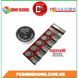 Pin cmos Maxell CR2032 3V ( 1 vỉ 5 Viên )