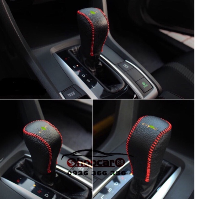 Bọc Cần Số xe HONDA CIVIC SỐ TỰ ĐỘNG  Da Bò Nhiều Màu Sắc...