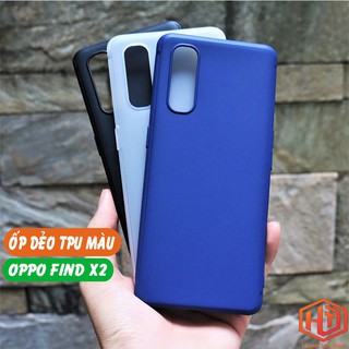Ốp lưng oppo find x2 TPU màu dẻo siêu mỏng ôm sát thân máy bảo vệ camera phụ kiện huỳnh tân store