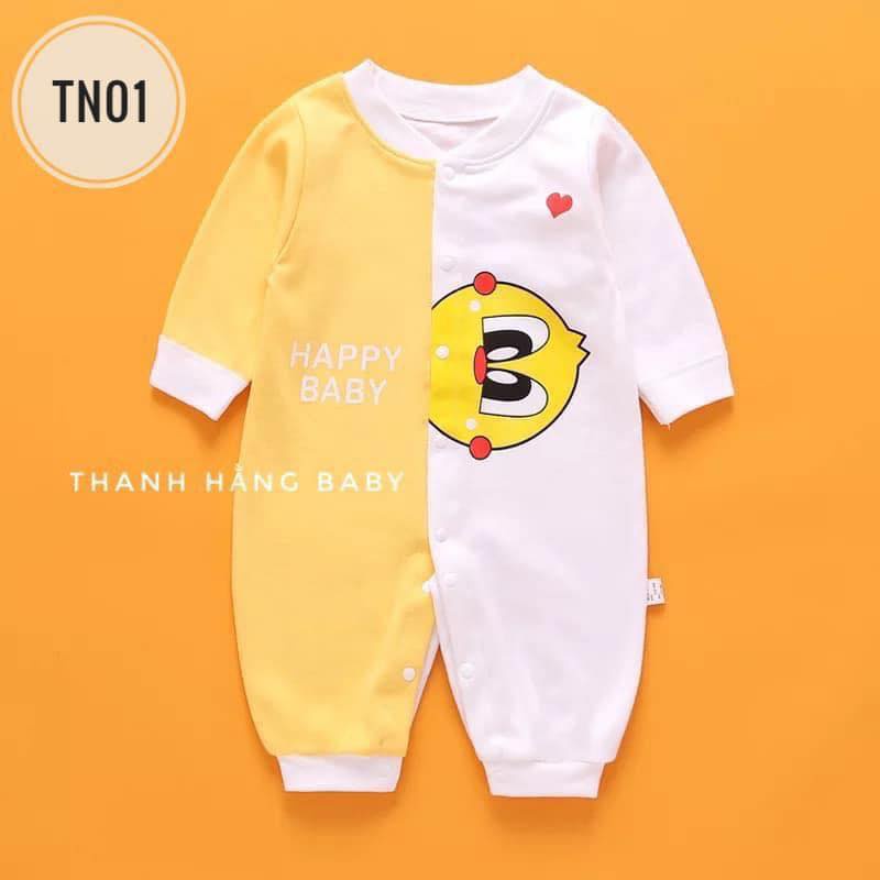 Body Cho Bé, Bộ Body Dài Tay Thu Đông Bé  Trai Bé Gái Thanh Hằng Baby Từ 3 Đến 13 Kg