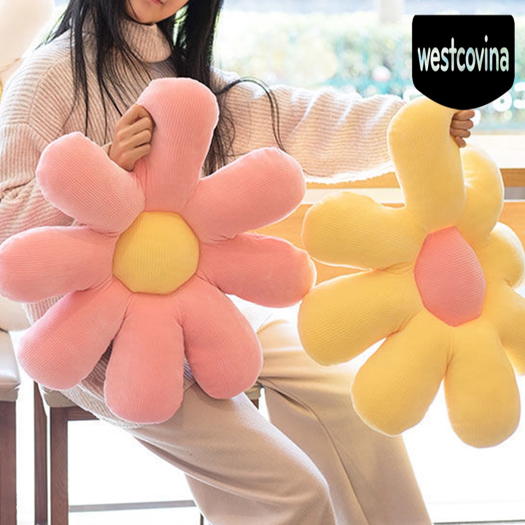 [Hot]☀ Gối Ngủ Vải Bông PP Thư Giãn Hình Hoa Sáng Tạo