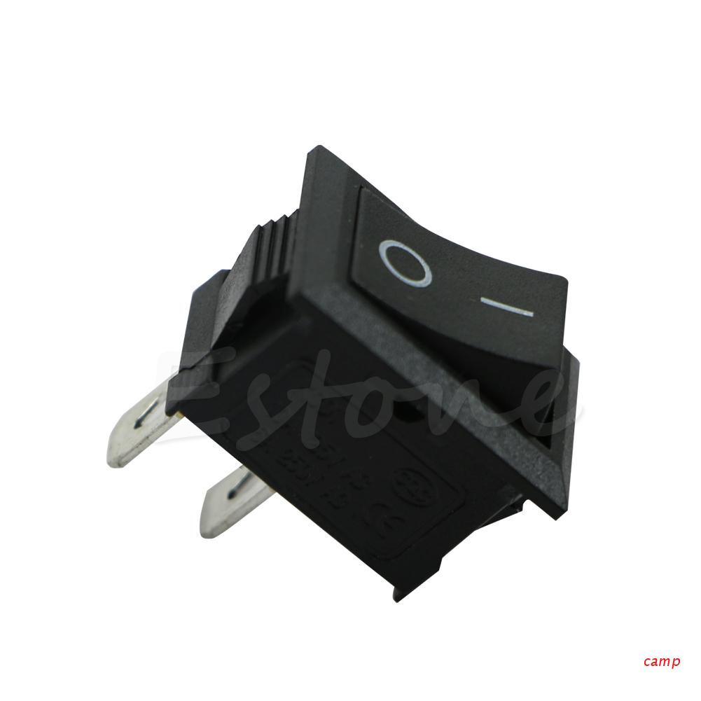 Công tắc bật/tắt hình chữ nhật KCD1-2Pin 250V 3A mới