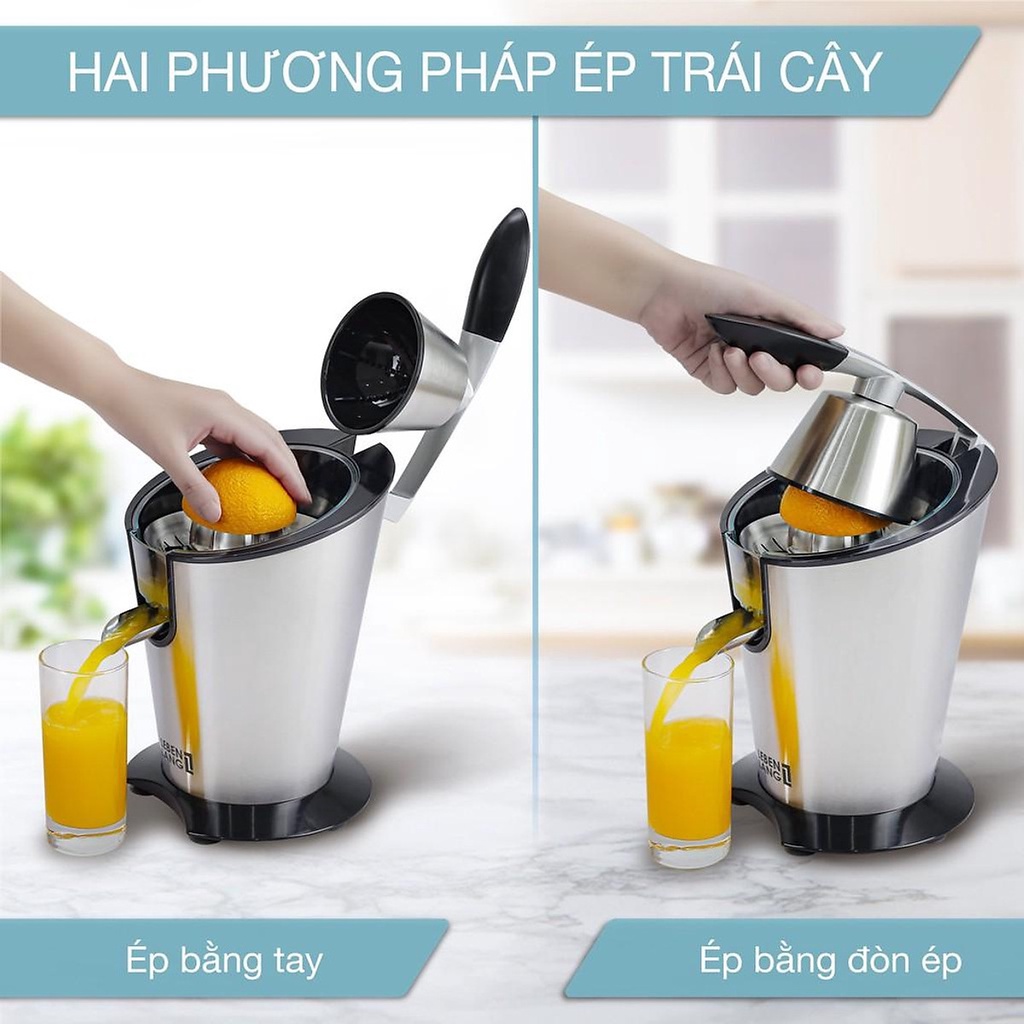 Máy vắt cam Lebenlang LBC388 600W 400ml