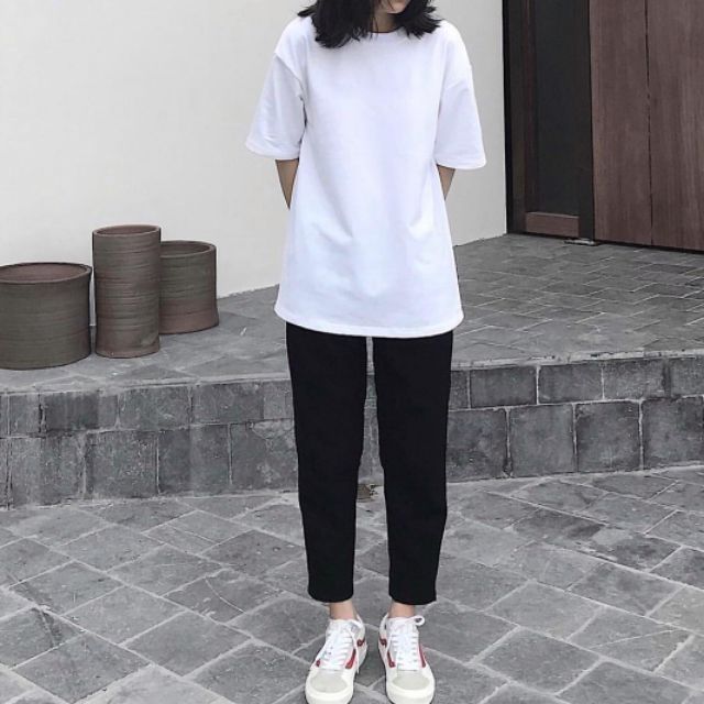 QUẦN KAKI ĐEN - BASIC PANTS IN BLACK UNISEX | BigBuy360 - bigbuy360.vn