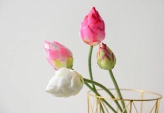 Hoa sen lụa siêu cao cấp(Ảnh thật)